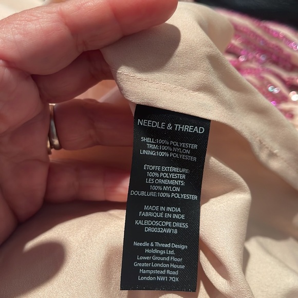 Needle and Thread pink ombré sequence dress - Picture 10 of 11